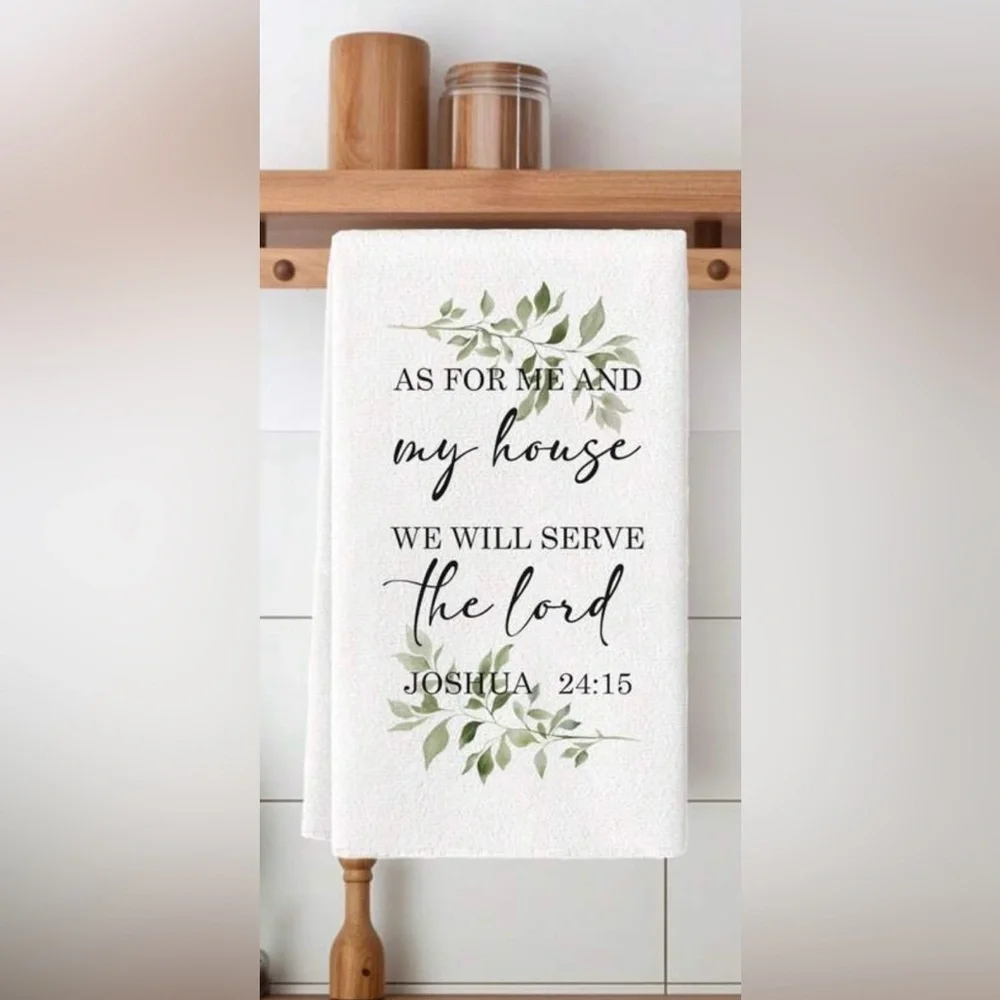 Christian Hand Towel, Bible Verse Joshua 24:15
